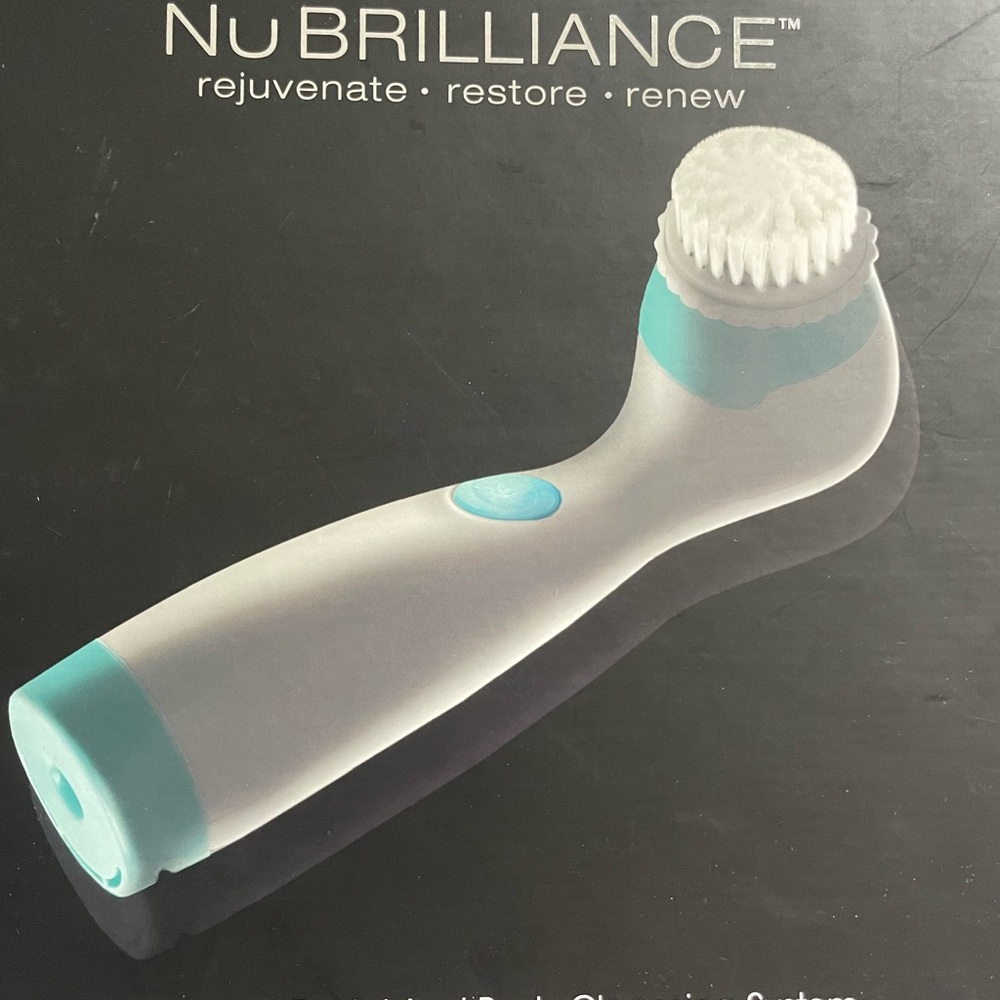 White and Blue Skincare Tool